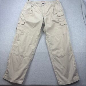 5.11 Tactical Taclite‎ Pro Pants Mens 40x30 Actual Tan Ripstop Workwear 74273
